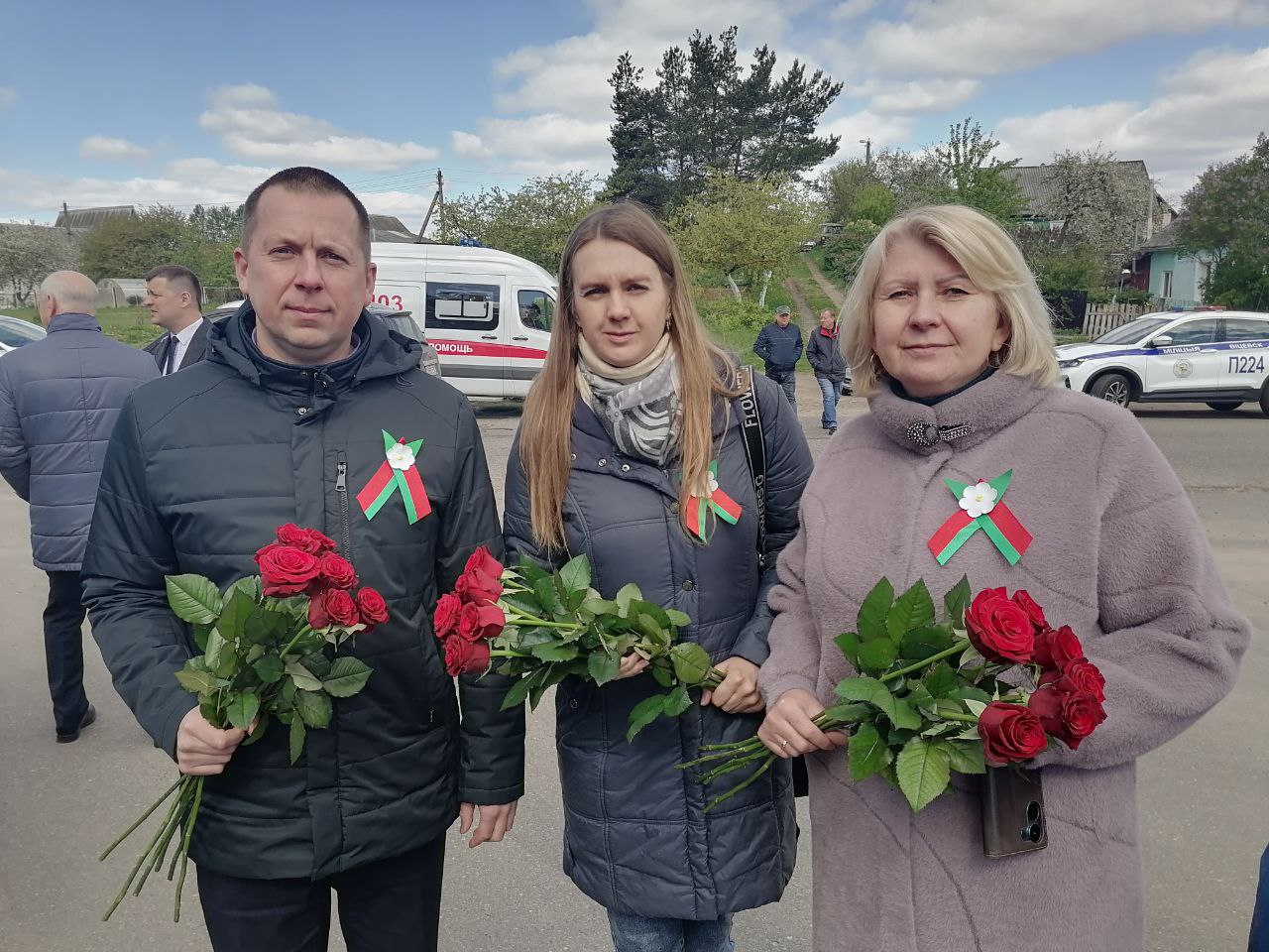  В преддверии знаменательной даты для нашей страны  прошло торжественное  мероприятие с участием администрации Первомайского района 